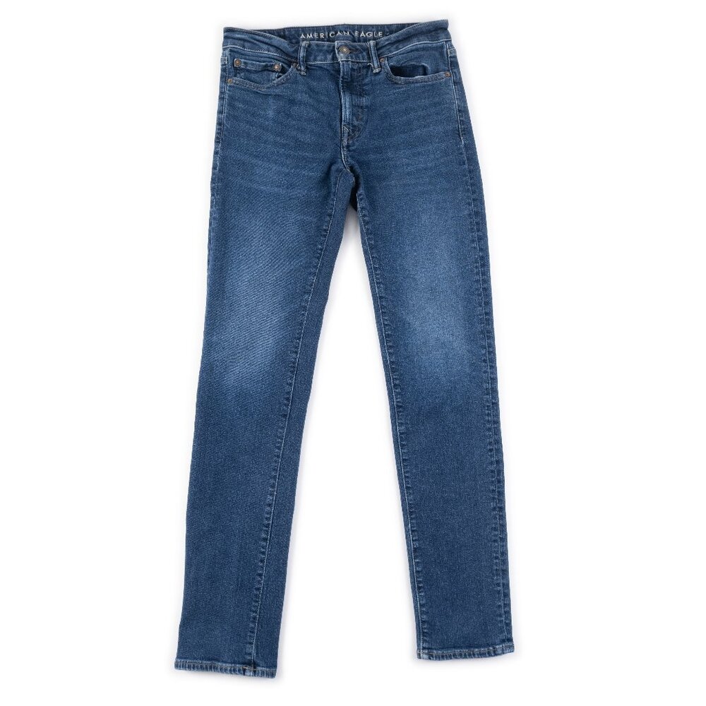 AMERICAN EAGLE Airflex + Slim Straight blue jeans size 30x36